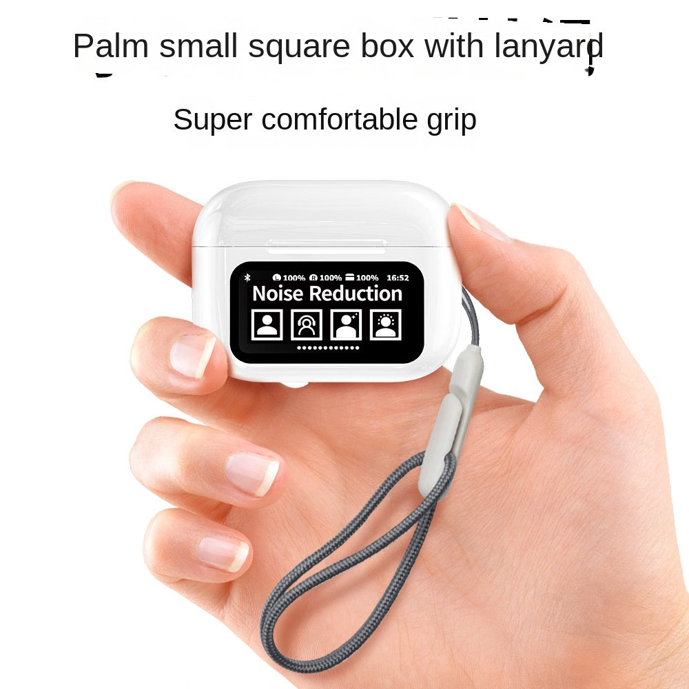 Touch Screen Bluetooth Headset YW11 Color Screen HD Display LCD White Smart Bluetooth Headset Call E-Sports