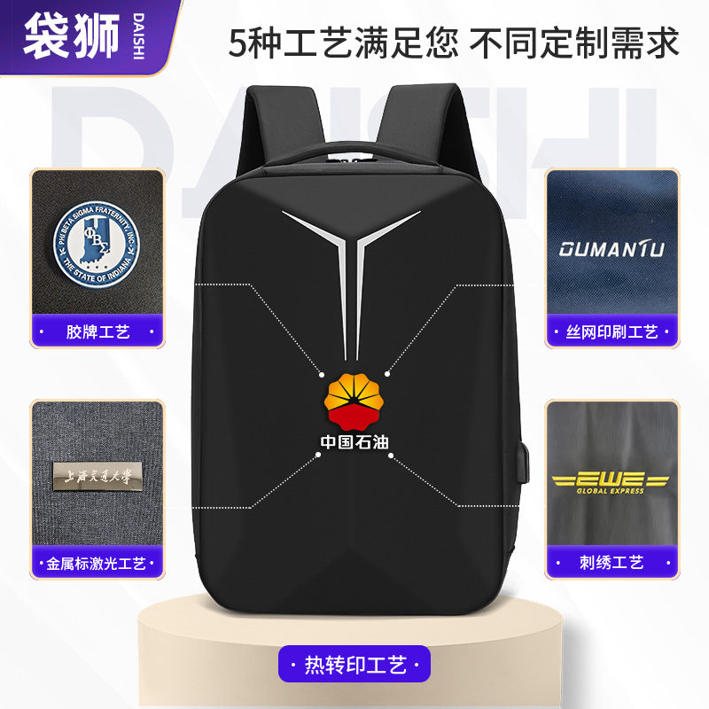Spot Backpack Trendy Brand Foreign Trade Backpack Men&#039;s Junior High School Schoolbag Cross-border Fashion Leisure Student Computer Storage Bag