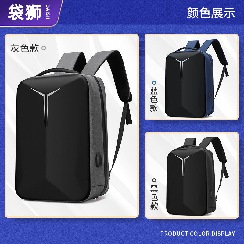 Spot Backpack Trendy Brand Foreign Trade Backpack Men&#039;s Junior High School Schoolbag Cross-border Fashion Leisure Student Computer Storage Bag